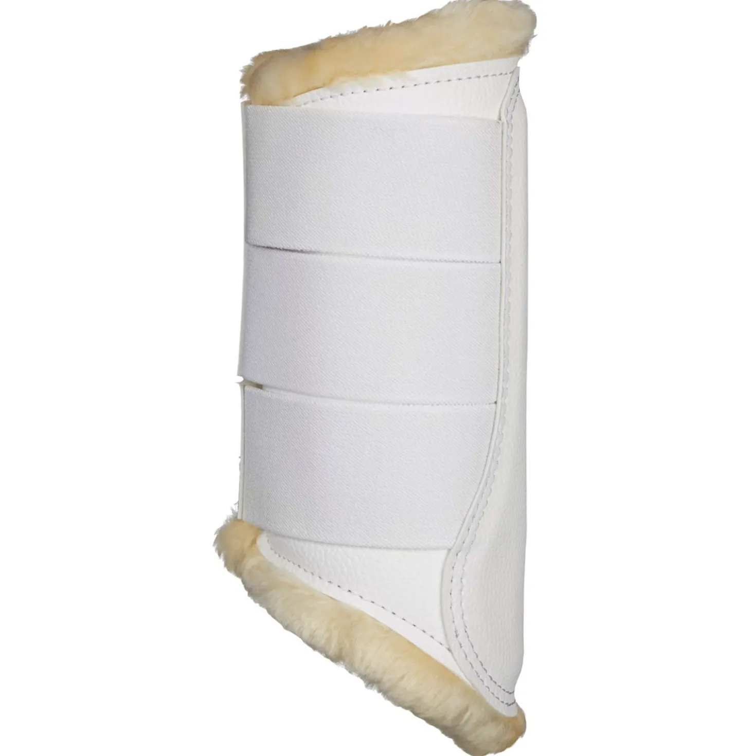 LeMieux Beenbeschermers Brushing Fleece Wit/Naturel