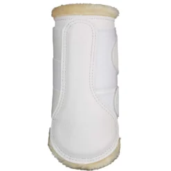 LeMieux Beenbeschermers Brushing Fleece Wit/Naturel
