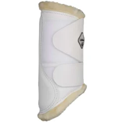 LeMieux Beenbeschermers Brushing Fleece Wit/Naturel