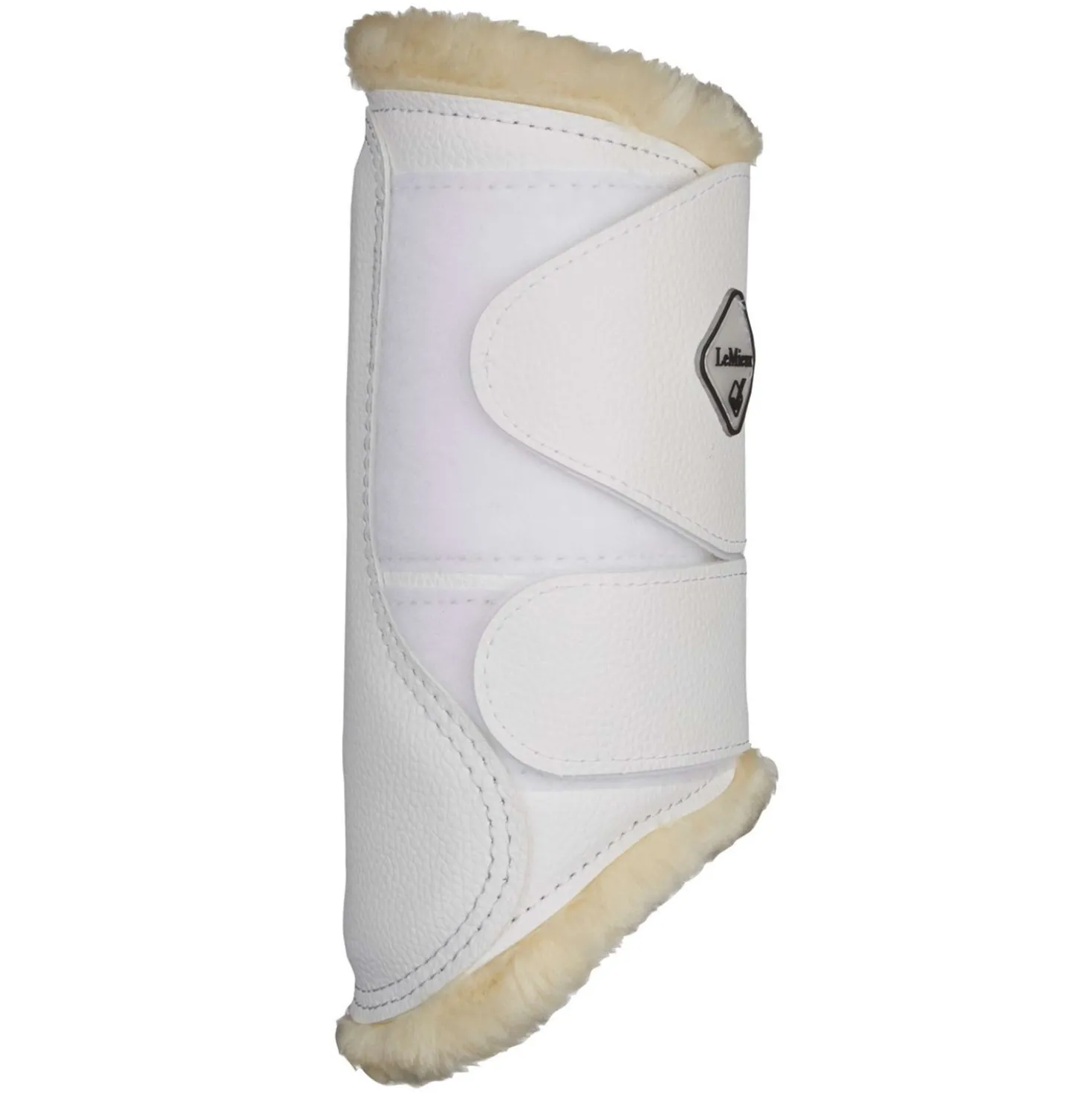 LeMieux Beenbeschermers Brushing Fleece Wit/Naturel