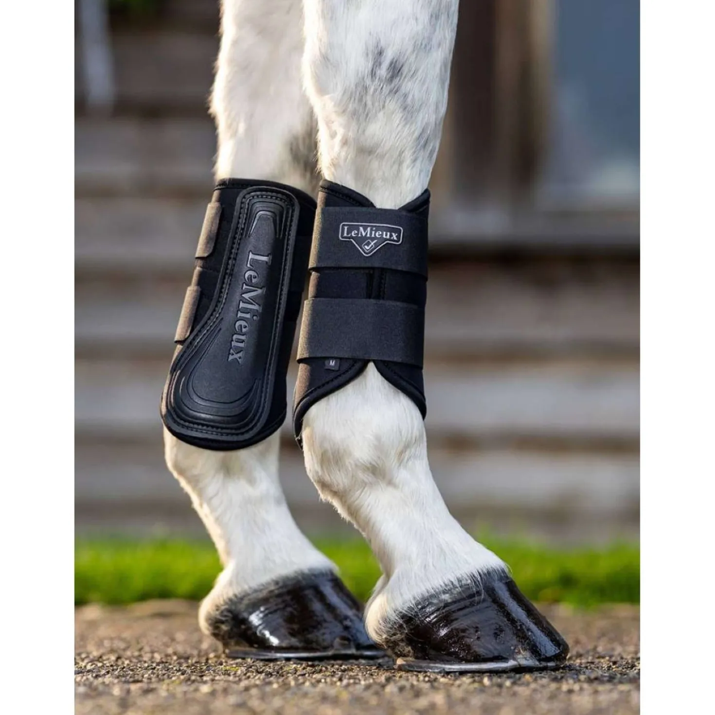 LeMieux Beenbeschermers Grafter Brushing Zwart