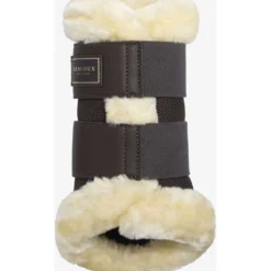 LeMieux Beenbeschermers Heritage Fleece Edged Cocoa