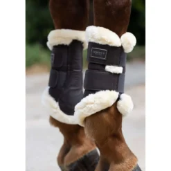LeMieux Beenbeschermers Heritage Fleece Edged Cocoa