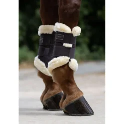 LeMieux Beenbeschermers Heritage Fleece Edged Cocoa