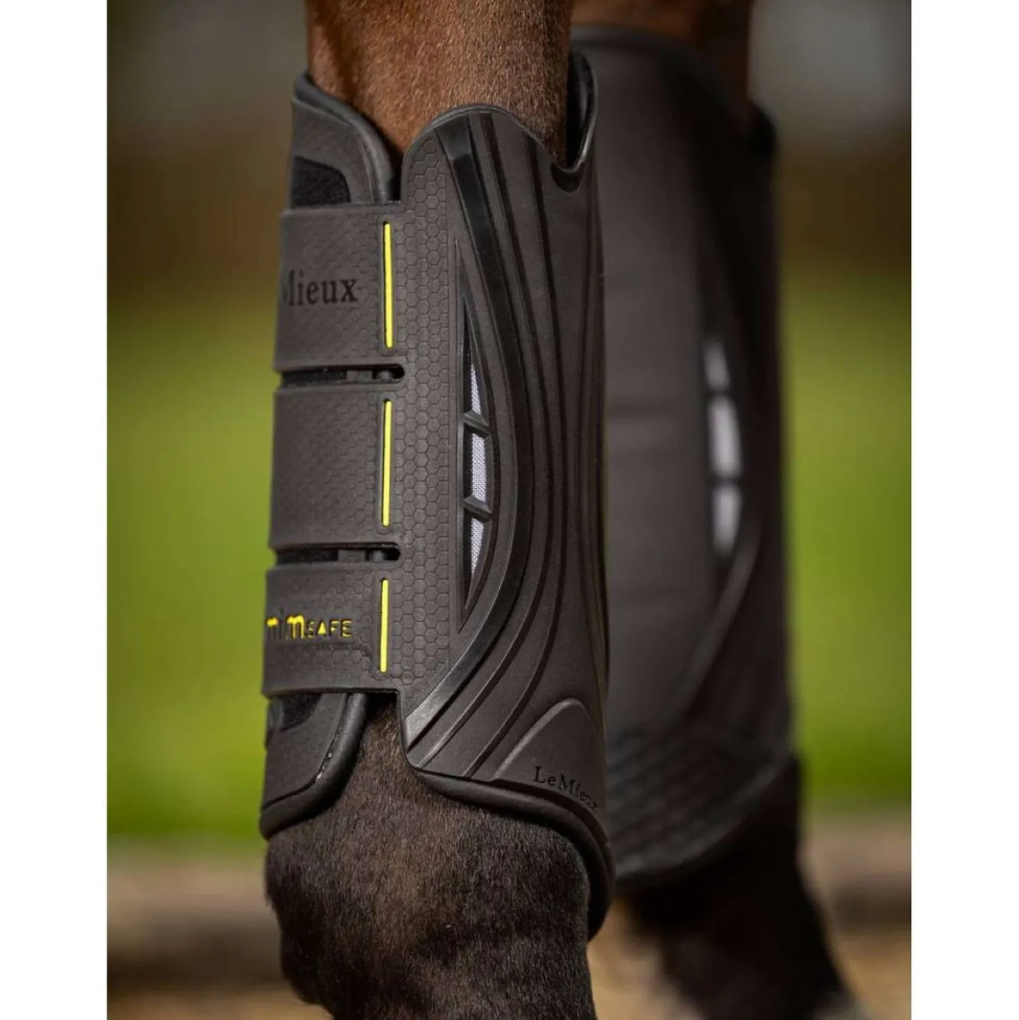 LeMieux Beenbeschermers MIMsafe XC Hind Zwart