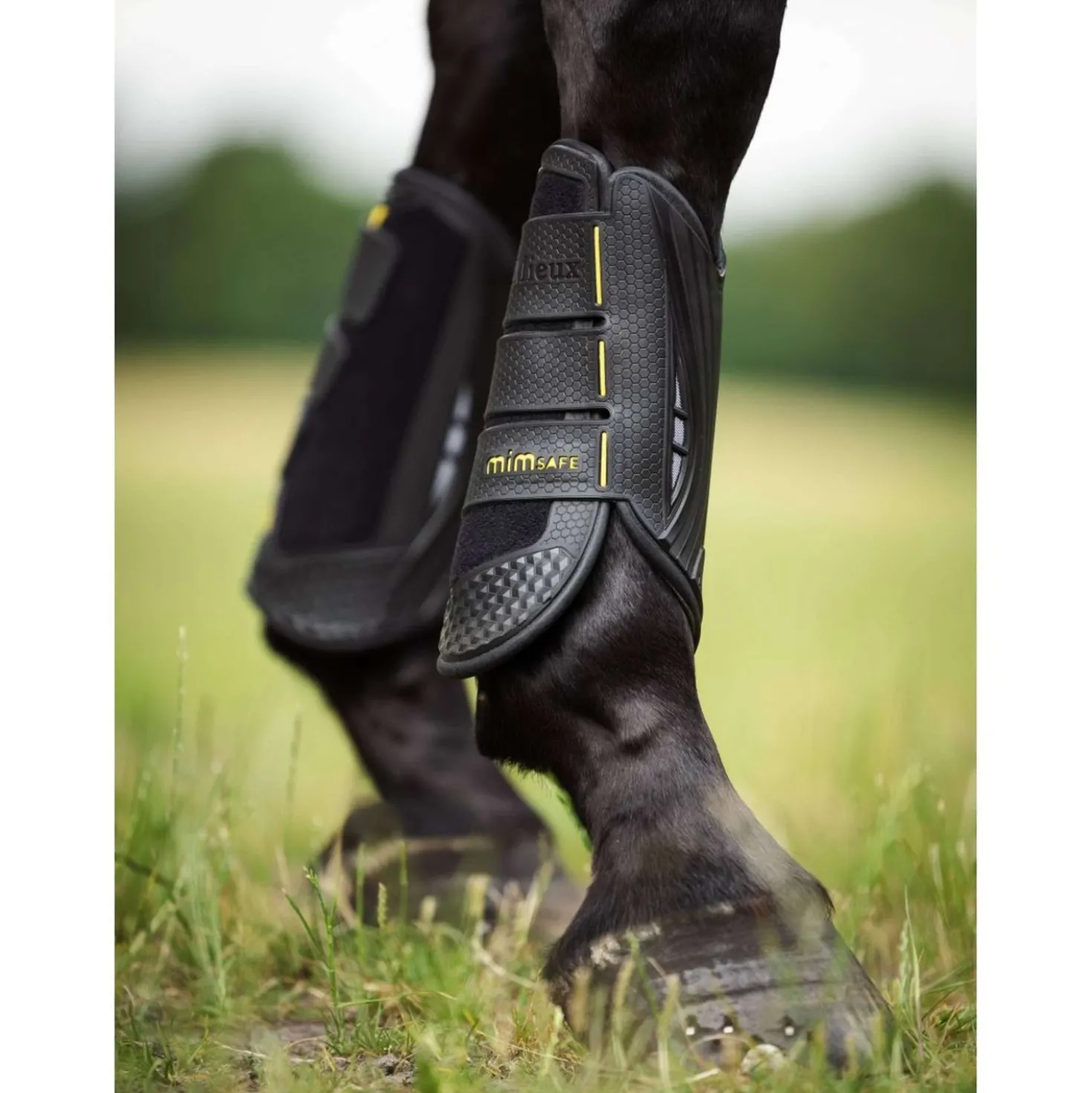 LeMieux Beenbeschermers MIMsafe XC Front Zwart
