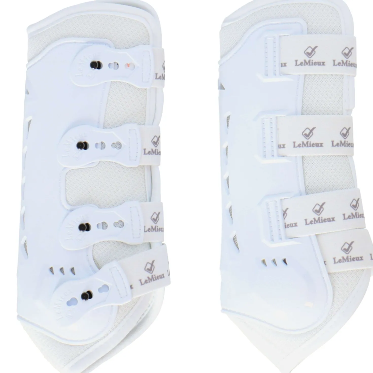 LeMieux Beenbeschermers Snug Boots Ultramesh Achter Wit