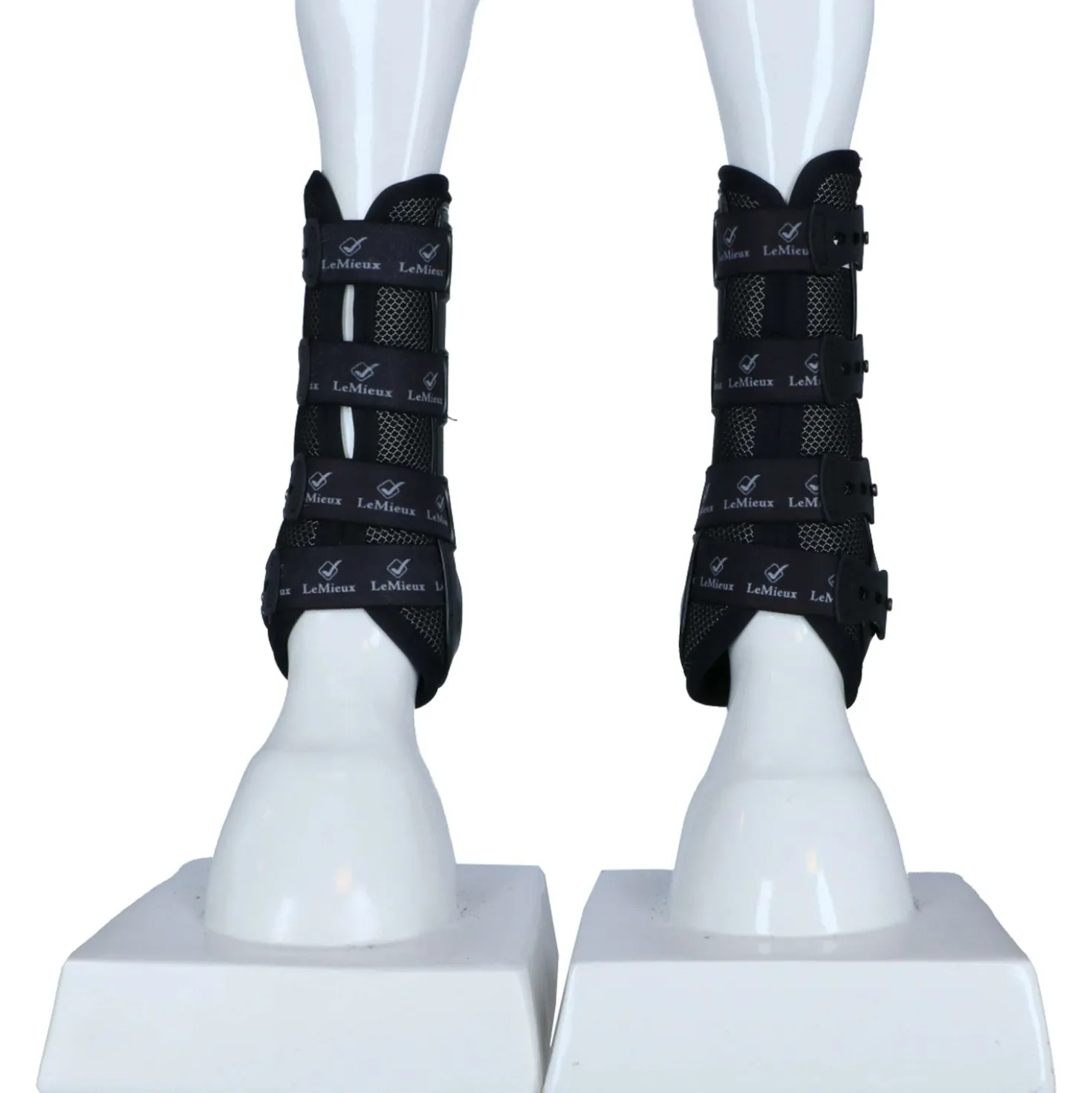 LeMieux Beenbeschermers Snug Boots Ultramesh Achter Zwart