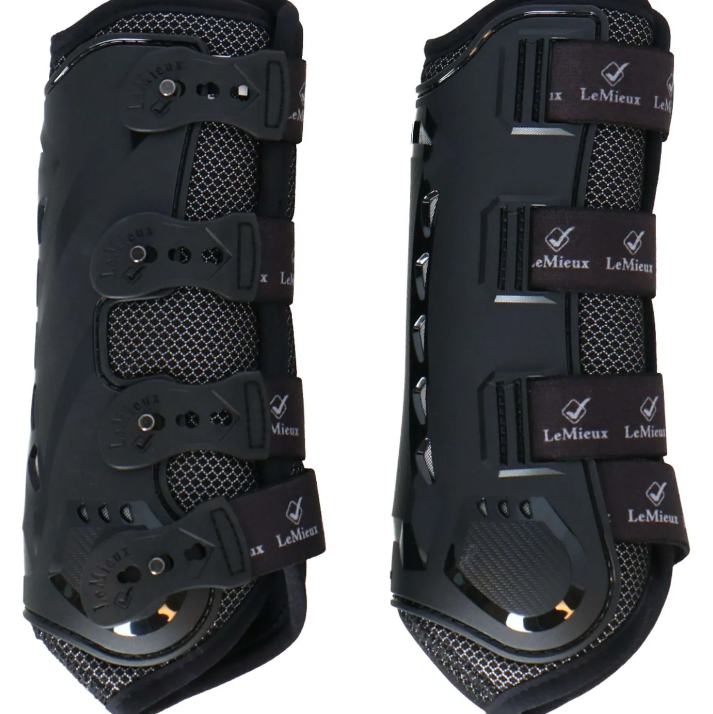 LeMieux Beenbeschermers Snug Boots Ultramesh Achter Zwart