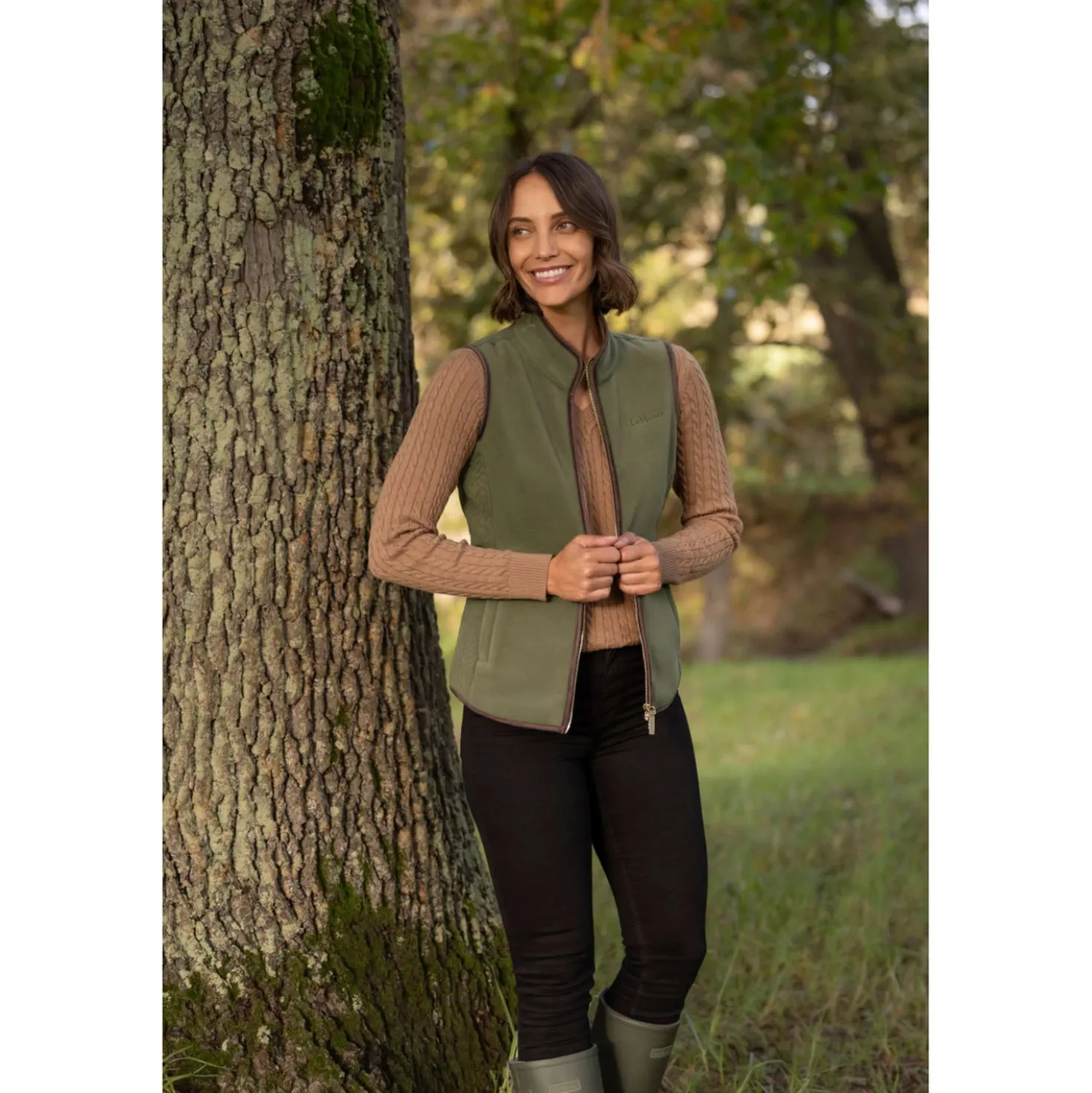 LeMieux Bodywarmer Frankie Willow Green