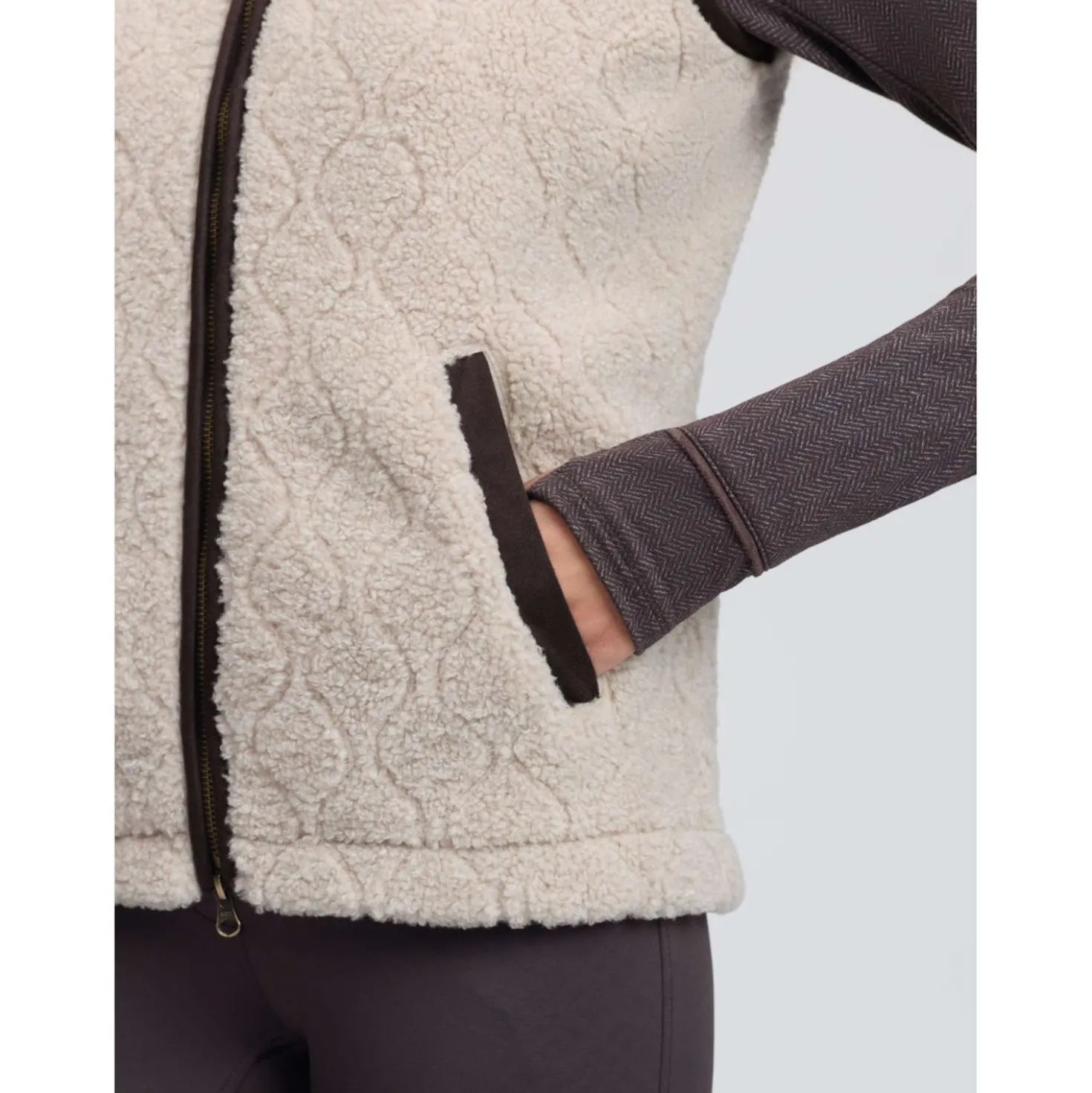 LeMieux Bodywarmer Heritage Borg Stone