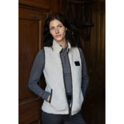LeMieux Bodywarmer Heritage Borg Stone