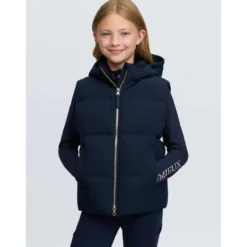 LeMieux Bodywarmer Joey Hooded Kids Navy
