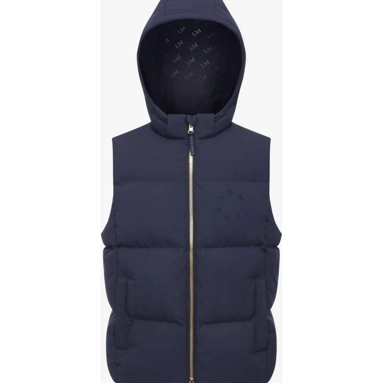 LeMieux Bodywarmer Joey Hooded Kids Navy