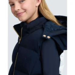 LeMieux Bodywarmer Joey Hooded Kids Navy