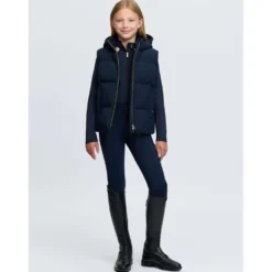 LeMieux Bodywarmer Joey Hooded Kids Navy
