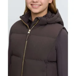 LeMieux Bodywarmer Joey Hooded Kids Cocoa