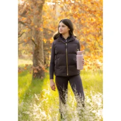 LeMieux Bodywarmer Joey Hooded Kids Cocoa