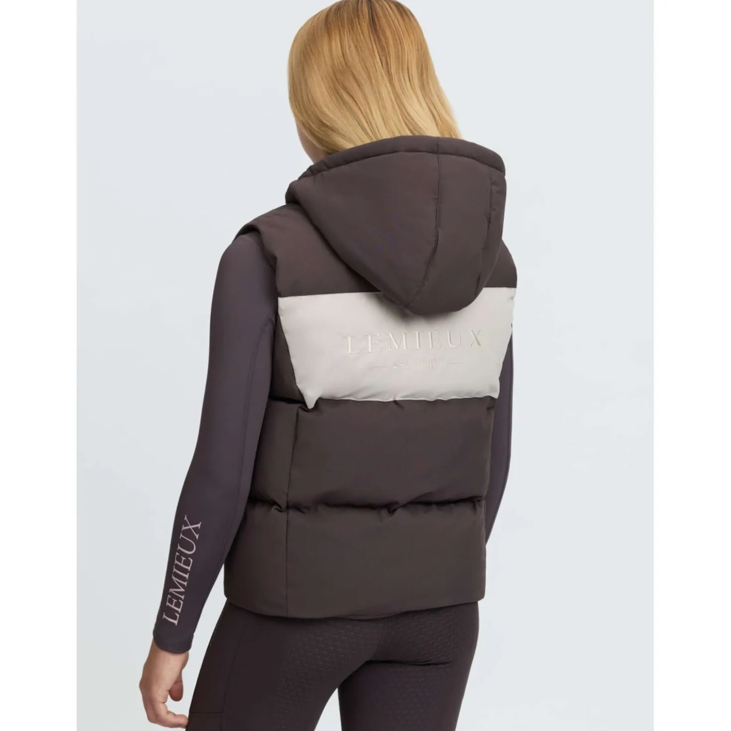 LeMieux Bodywarmer Joey Hooded Kids Cocoa