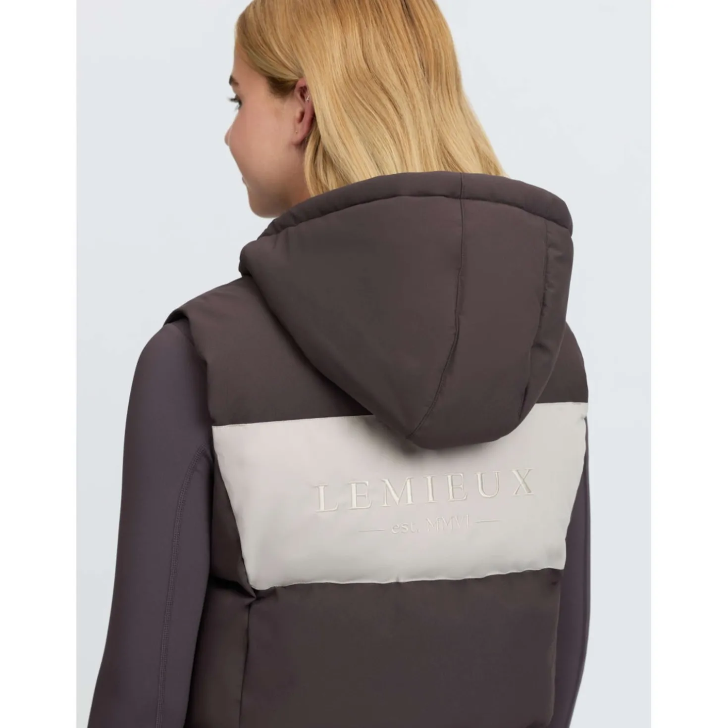 LeMieux Bodywarmer Joey Hooded Kids Cocoa