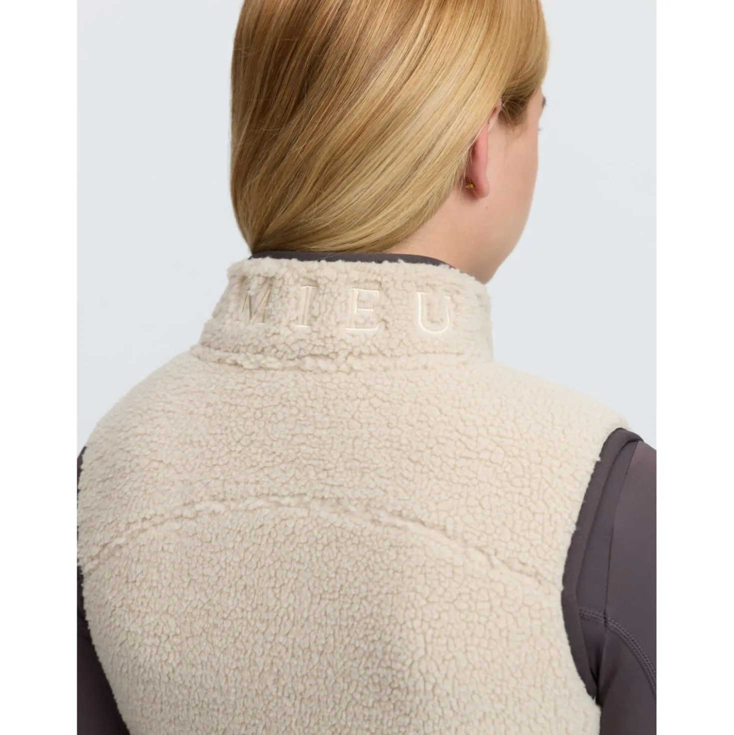 LeMieux Bodywarmer Trinity Teddy Kids Stone