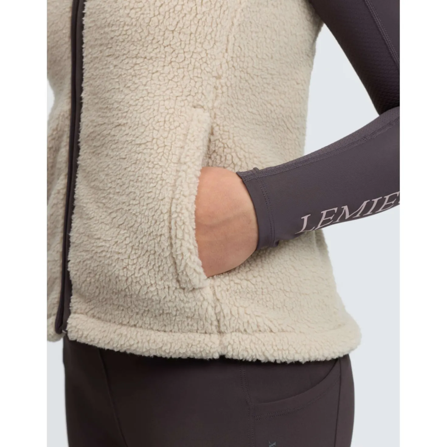 LeMieux Bodywarmer Trinity Teddy Kids Stone