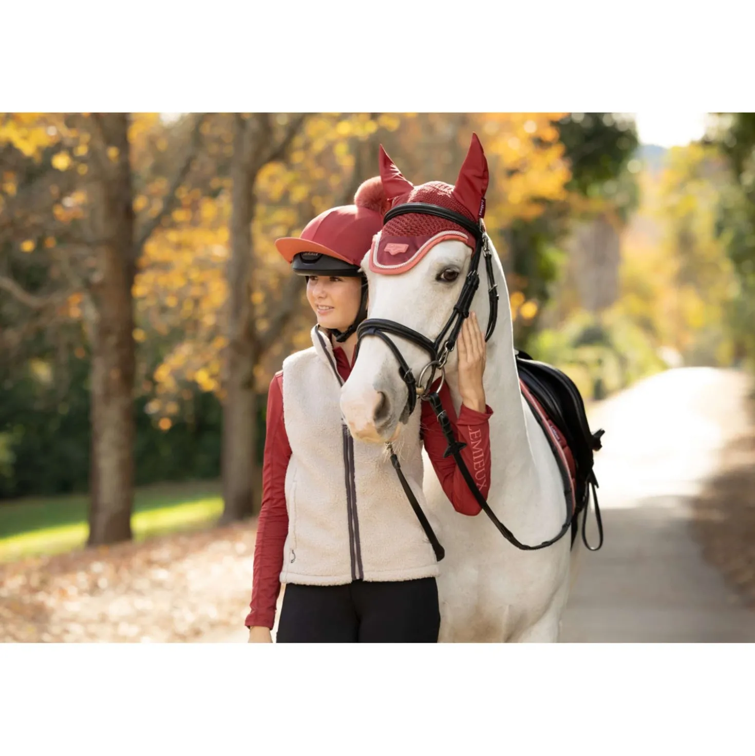 LeMieux Bodywarmer Trinity Teddy Kids Stone
