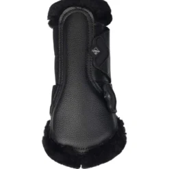 LeMieux Brushing Boots Fleece Edge Mesh Zwart