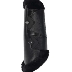 LeMieux Brushing Boots Fleece Edge Mesh Zwart