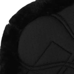 LeMieux Brushing Boots Fleece Edge Mesh Zwart