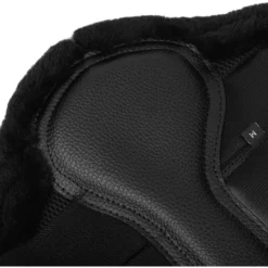 LeMieux Brushing Boots Fleece Edge Mesh Zwart
