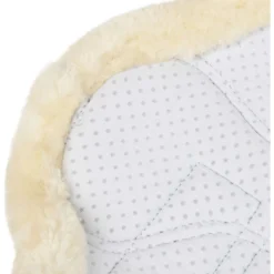 LeMieux Brushing Boots Fleece Edge Mesh Wit/Naturel