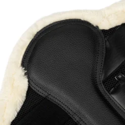 LeMieux Brushing Boots Fleece Edge Mesh Zwart/Naturel