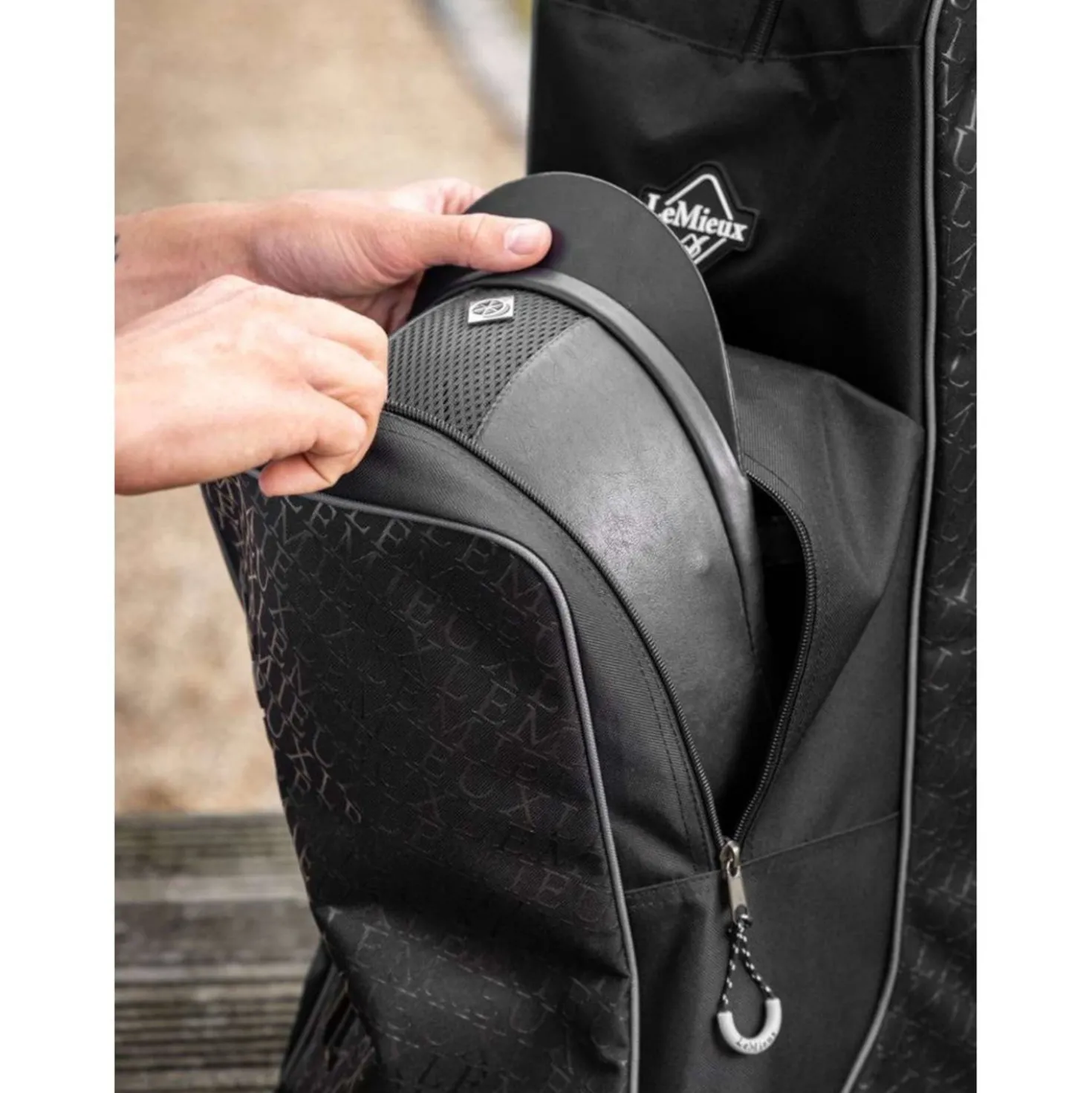 LeMieux Cap/Laarzentas Elite Pro Zwart
