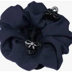 LeMieux Haarnetje Scrunchie Navy/Zwart