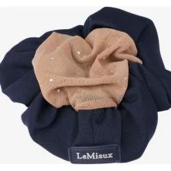 LeMieux Haarnetje Scrunchie Navy/Blond
