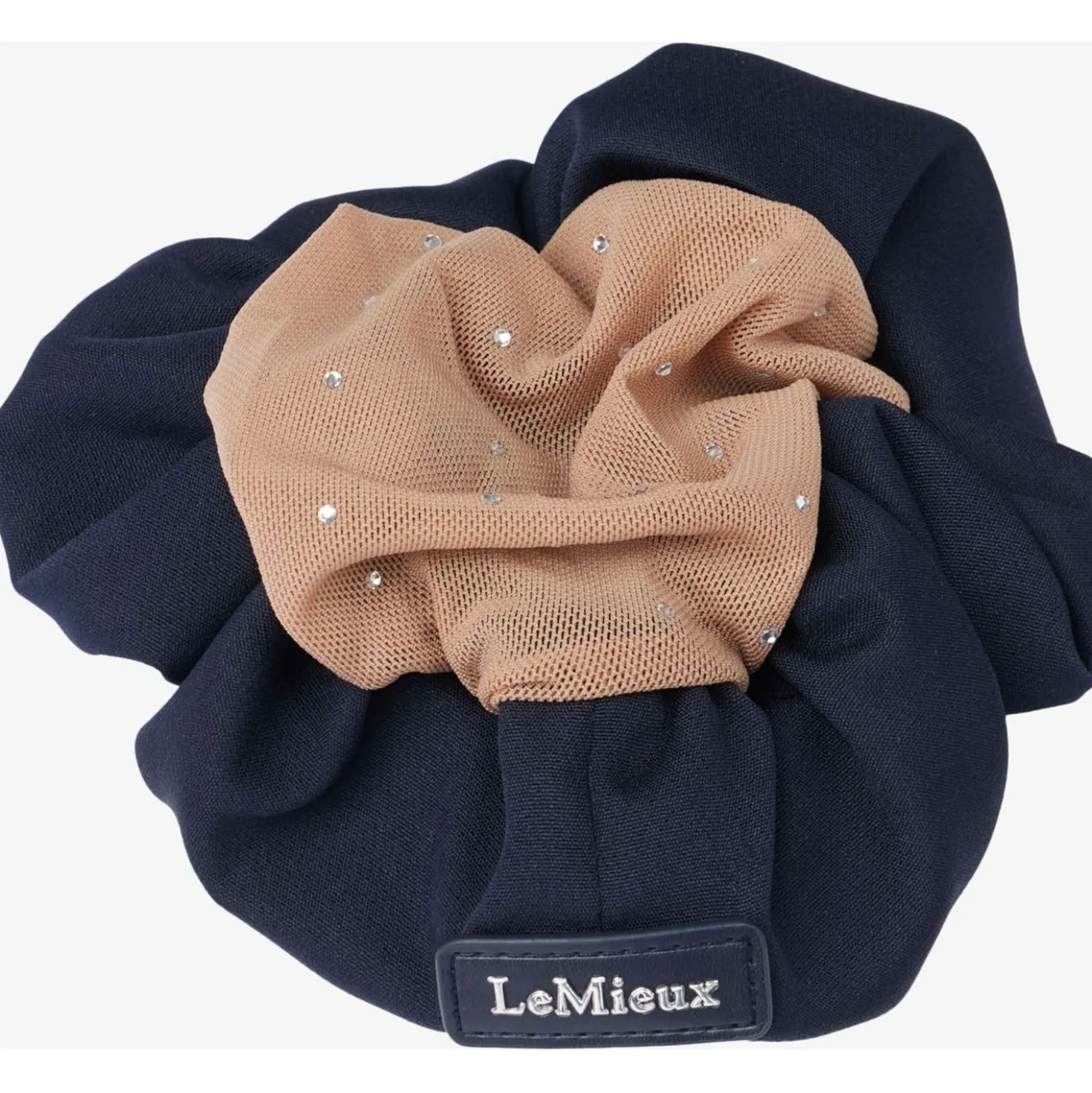 LeMieux Haarnetje Scrunchie Navy/Blond