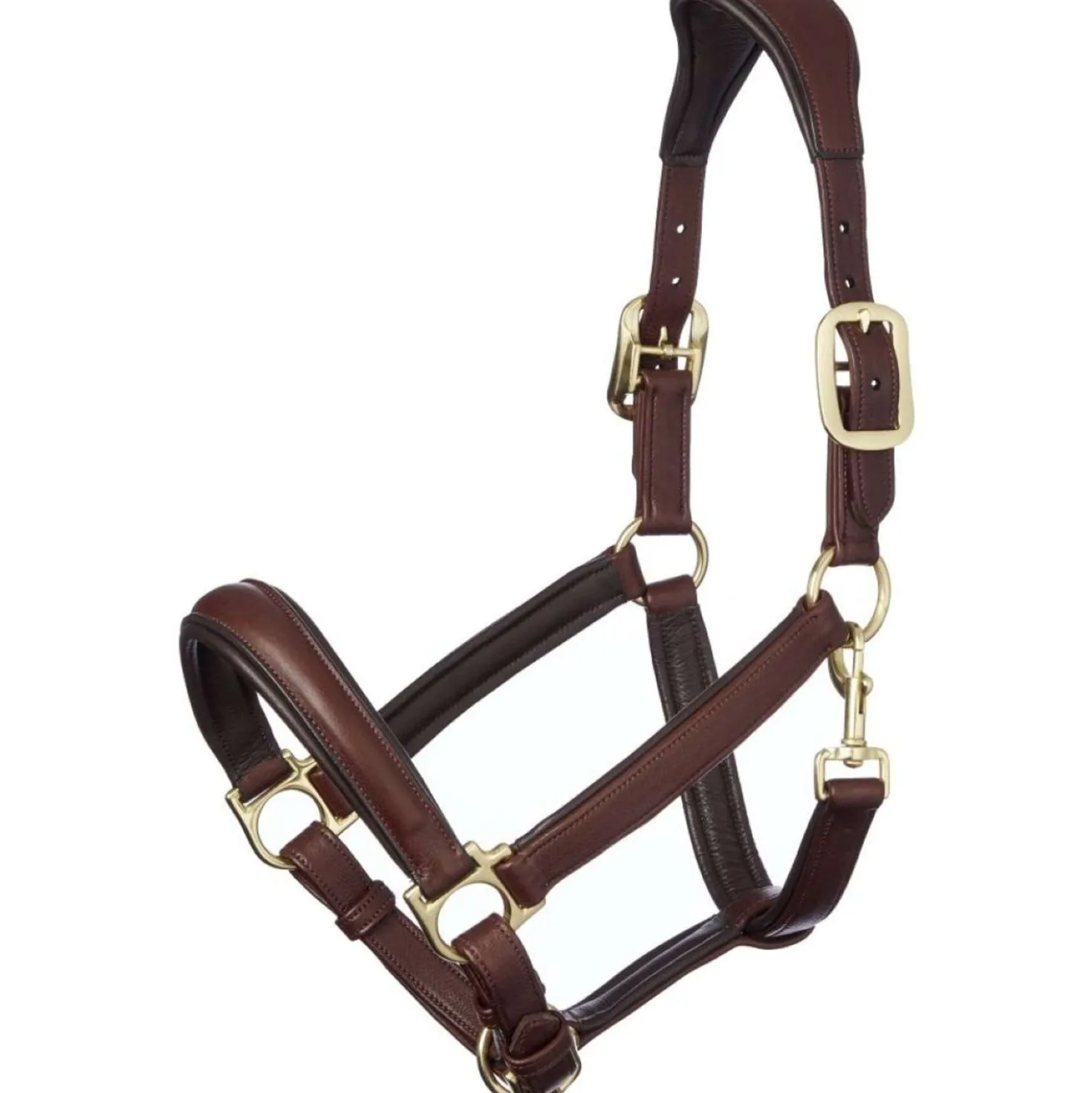 LeMieux Halster Anatomisch Leer Bruin