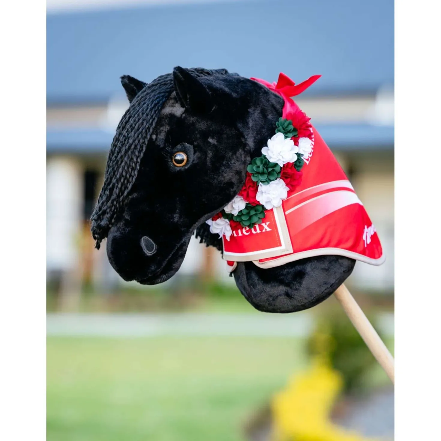 LeMieux Hobby Horse Flower Sash Rood