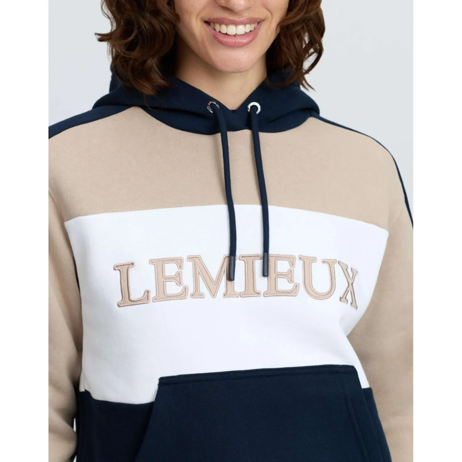 LeMieux Hoodie Kadie Colour Block Navy