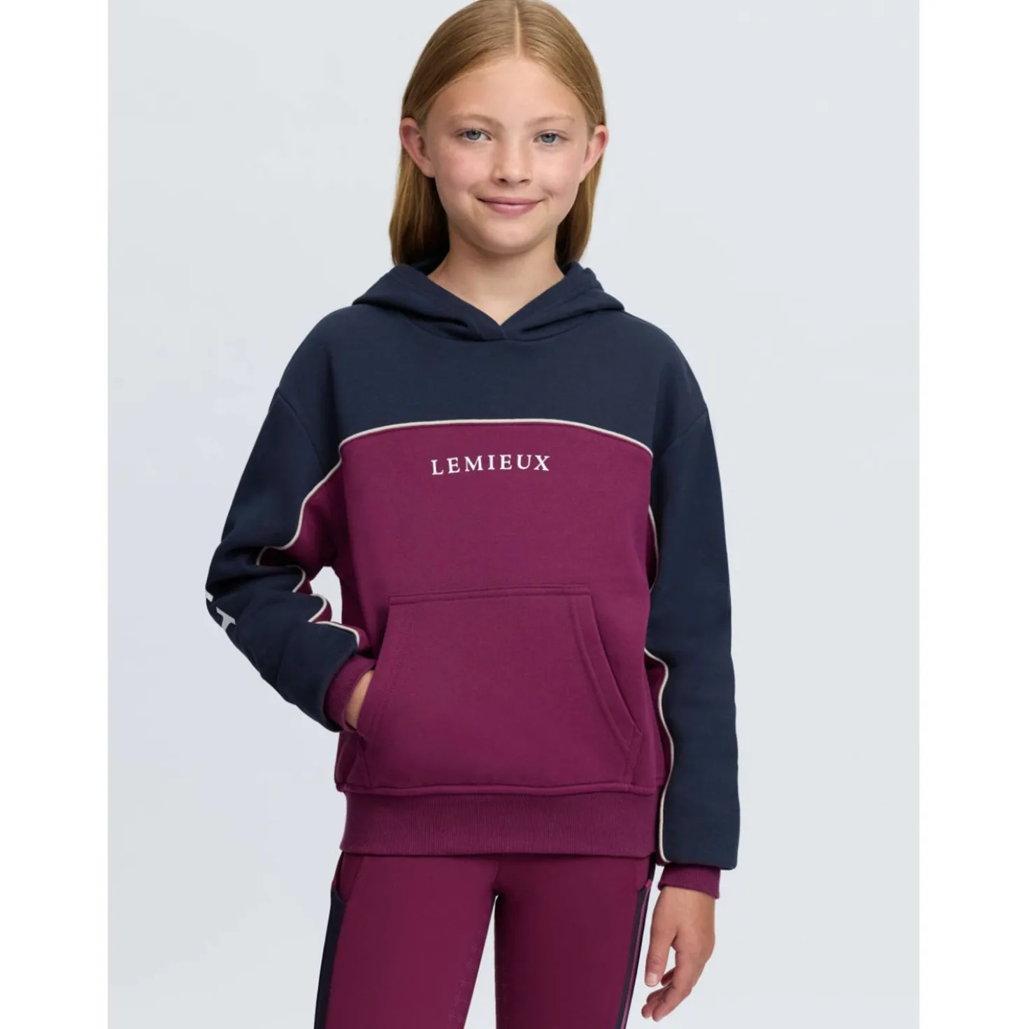 LeMieux Hoodie Sadie Kids Blackberry