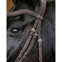 LeMieux Hoofdstel Kudos Contour Flash Bruin