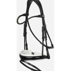 LeMieux Hoofdstel Kudos Patent Dressuur Zwart/Zilver