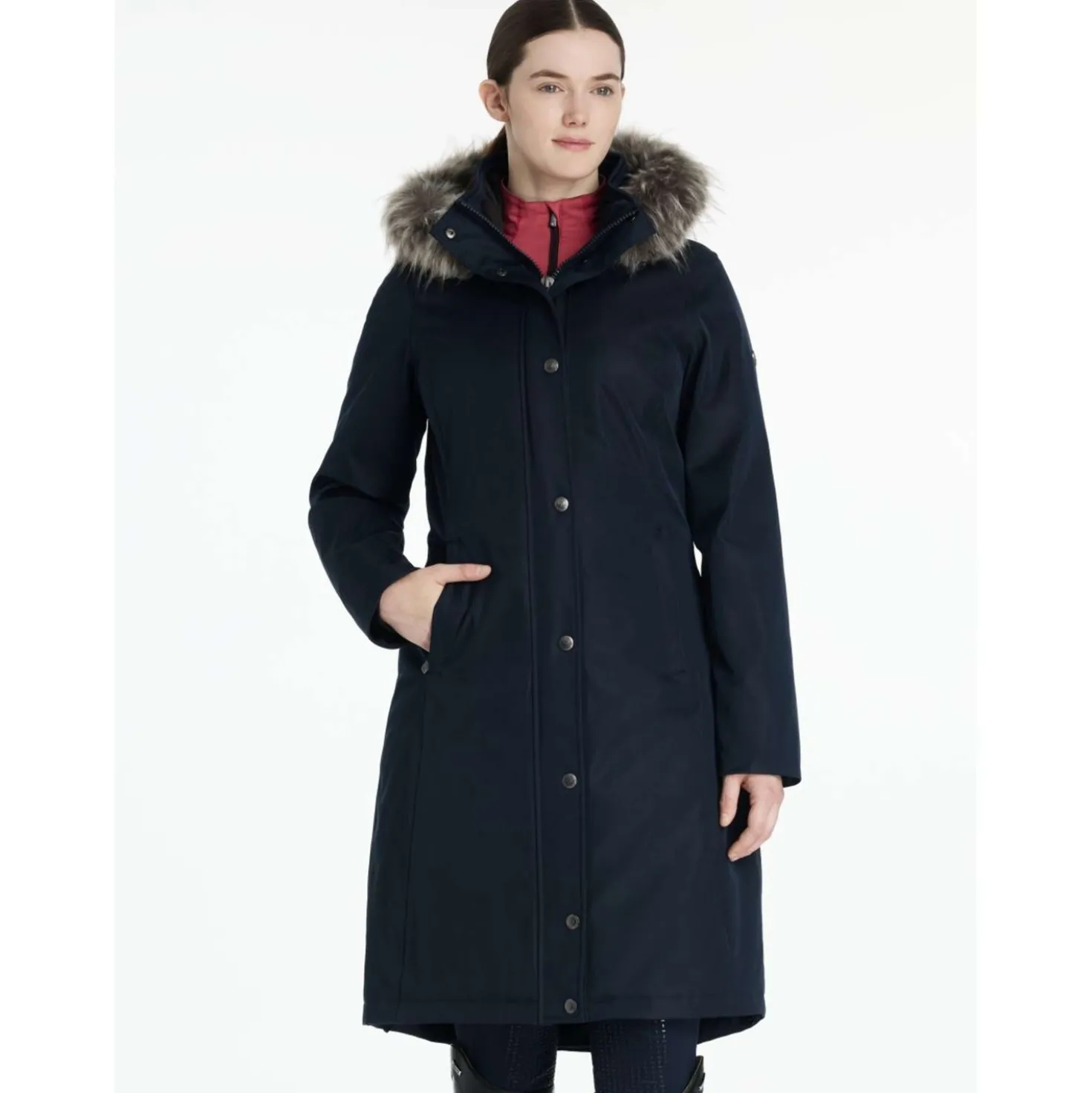 LeMieux Jas Anya Waterproof Lang Navy