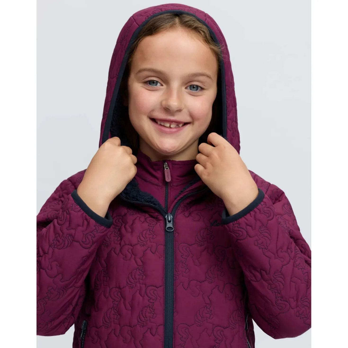 LeMieux Jas Lola Quilted Kids Blackberry