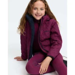 LeMieux Jas Lola Quilted Kids Blackberry