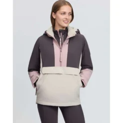 LeMieux Jas Phoebe Half Zip Waterproof Anorak Wild Rose