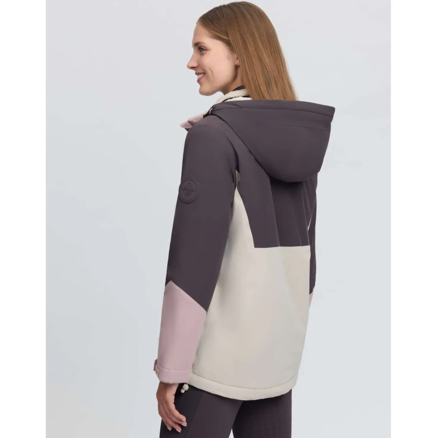 LeMieux Jas Phoebe Half Zip Waterproof Anorak Wild Rose