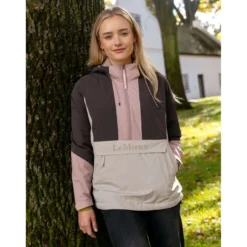 LeMieux Jas Phoebe Half Zip Waterproof Anorak Wild Rose
