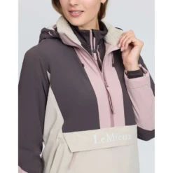 LeMieux Jas Phoebe Half Zip Waterproof Anorak Wild Rose